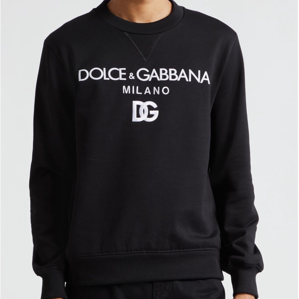 Dolce & Gabbana Embroidered Logo Cotton
French Terry Graphic
Sweatshirt